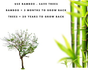Bamboo kitchen Paper Towels, Reusable Tree-Free Paper Towels, 4 Pack freeshipping - ecozoi