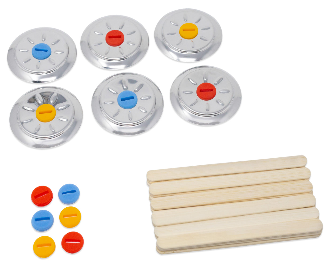 30 Reusable Bamboo Sticks + 6 Lids + 12 Silicone Seals - for Ecozoi Round Popsicle Molds freeshipping - ecozoi