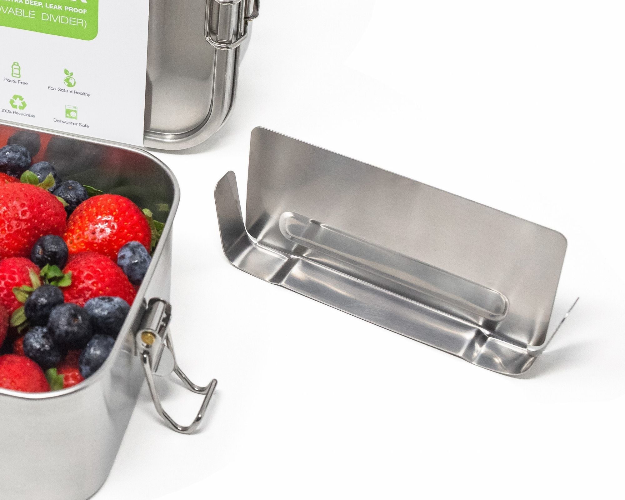 Stainless Steel Lunch Box Divider, for XL Lunch Boxes ecozoi