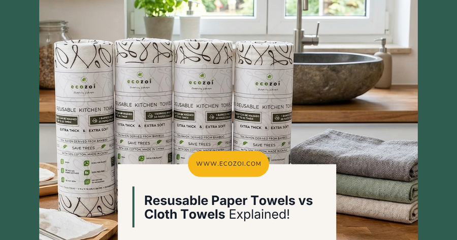 Reusable Paper Towels vs. Cloth Towels Explained!