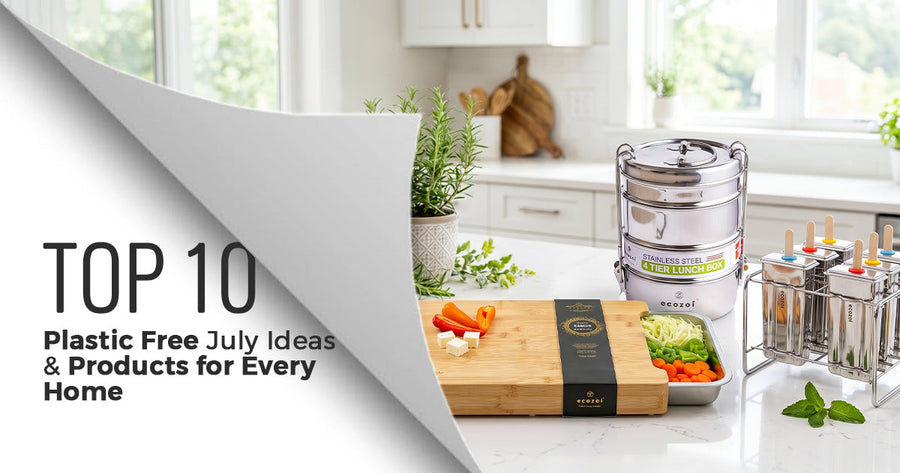 Top 10 Plastic Free July Ideas & Products for Every Home | Ecozoi