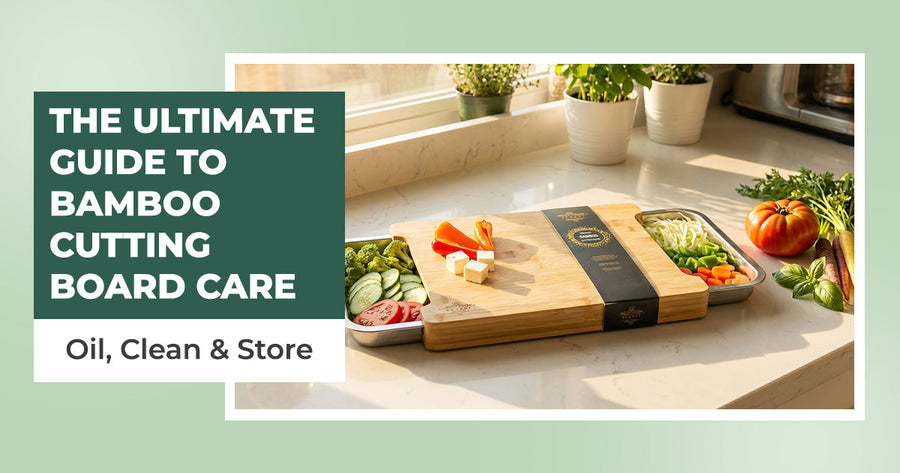 The Ultimate Guide to Bamboo Cutting Board Care: Oil, Clean & Store