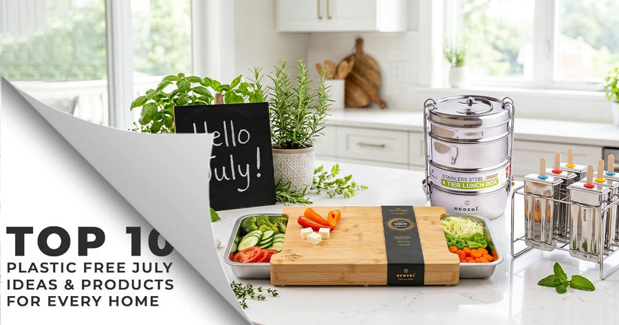 Top 10 Plastic Free July Ideas & Products for Every Home | Ecozoi