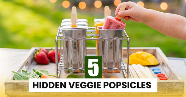 5-Ingredient Hidden Veggie Popsicles for Kids & Toddlers | Healthy & Easy Recipe
