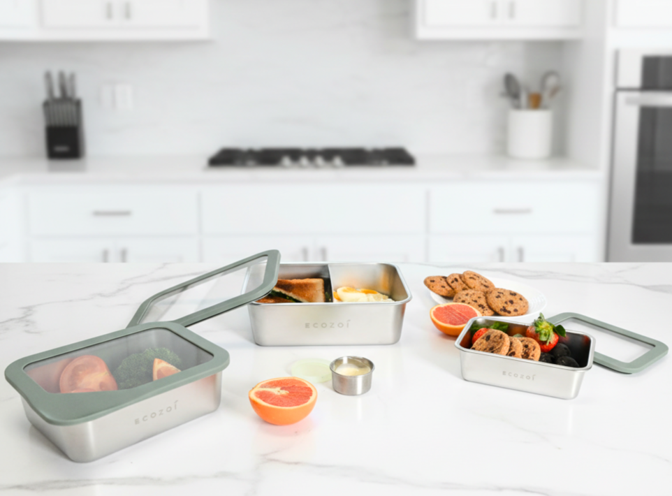 ecoionixセット Buy Leak-Proof 3 Piece Bento Box Lunch Box | Limited Stock – Ecozoi
