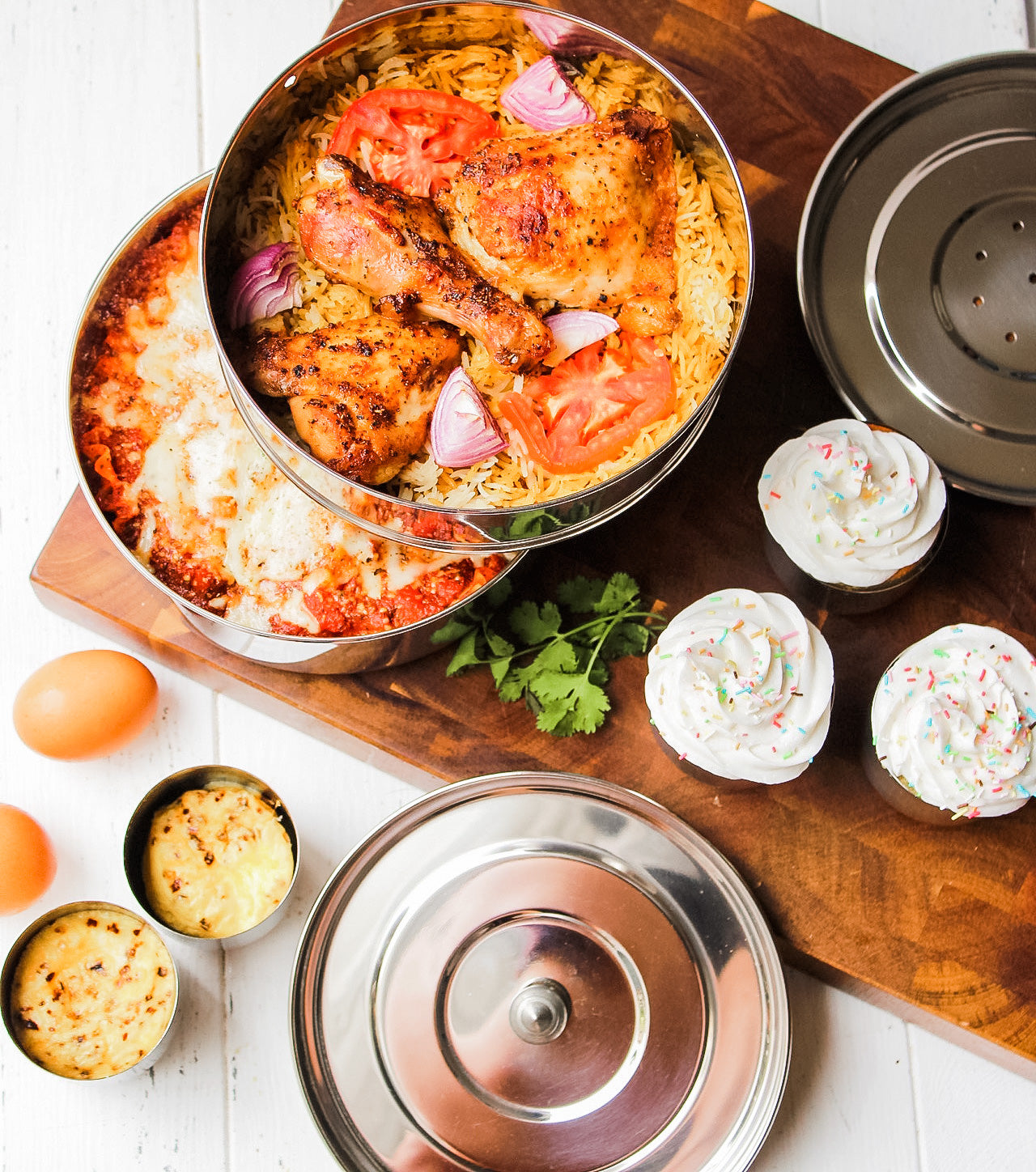 Instant Pot for 6 Qt / 8 Qt : Stackable Pans Steamer Inserts & More ...