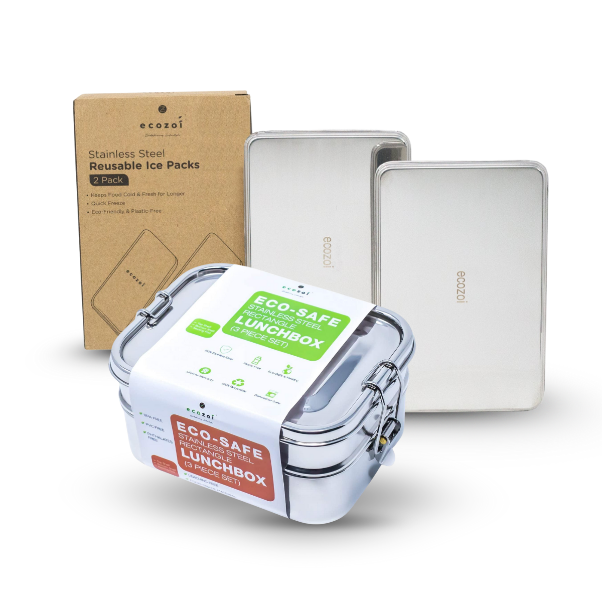 Buy Eco-Friendly Lunch Boxes Stainless Steel Lunchwares – ecozoi