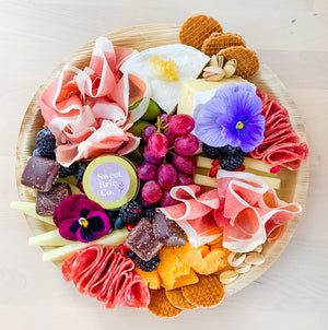 Ecozoi - Eco-friendly, 12-inch round disposable 100% natural palm leaf dinner plates, 25 Pack, leak-proof & compostable