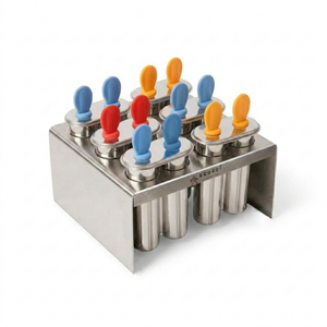 Stainless steel popsicle molds