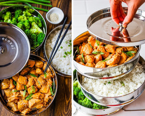 Instant Pot Insert Pans, Pot-in-Pot Pans for 6 Qt / 8 Qt Pressure Cookers, 3 Tier freeshipping - ecozoi