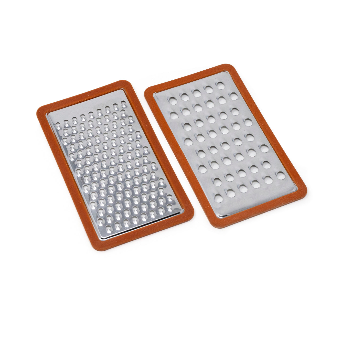 Stainless Steel Graters or Shredders, 2 Pack for 4 Tray Bamboo Cutting Board
