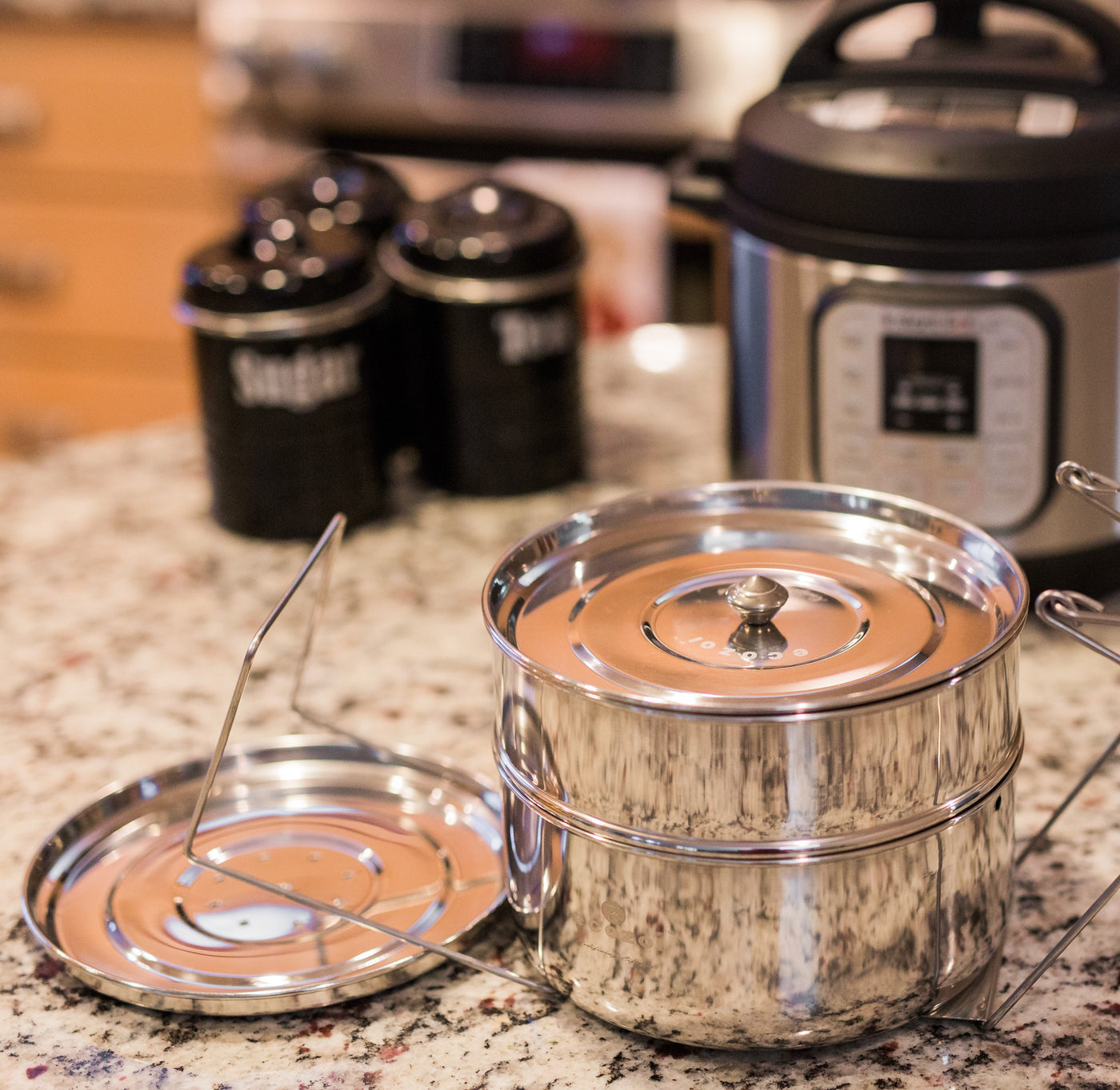 Instant Pot Insert Pans, 2 Tier for 3 Qt / 5 Qt Pressure Cookers